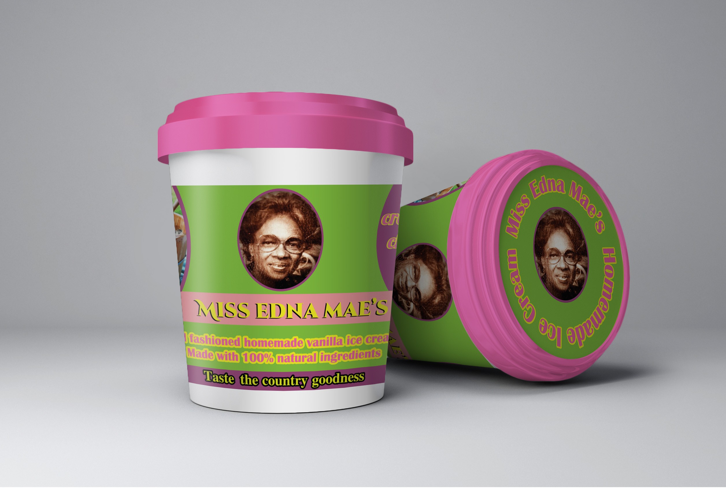 miss edna Ice Cream mock up. updated